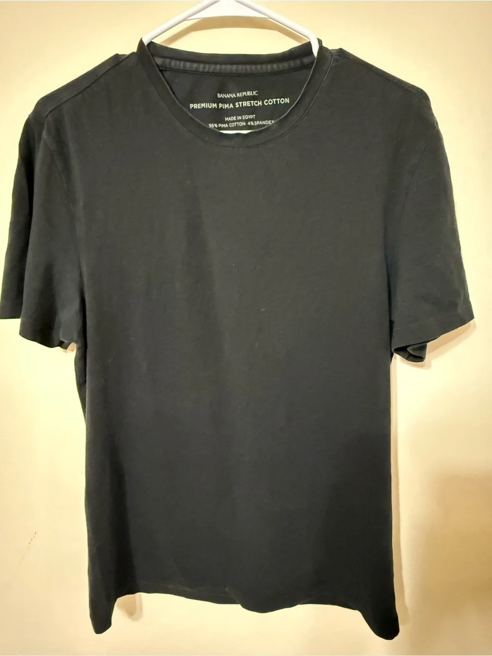 Banana Republic Black Crewneck Short Sleeve Tee